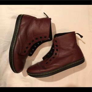 Burgundy Doc Martens